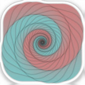 Crimson and Teal Vortex シール (正面)