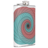 Crimson and Teal Vortex フラスク (右)