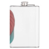 Crimson and Teal Vortex フラスク (裏面)