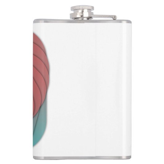 Crimson and Teal Vortex フラスク (裏面)