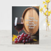 Crimson Berry Sweet Mothers Day Card カード (黄色い花)