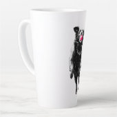 Crimson catch in flight カフェラテマグ (左アングル)