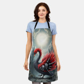 Crimson Cathedral Swan. エプロン (着用した状態)