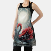 Crimson Cathedral Swan. エプロン (インサイチュ)