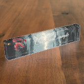 Crimson Cathedral Swan デスクネームプレート (側面)