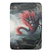 Crimson Cathedral Swan. バスマット (正面縦)