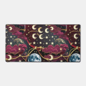 Crimson Celestial Moon for Astrology Lovers デスクマット (正面)