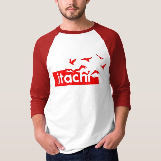 🌑Crimson Crow Warrior T-Shirt Tシャツ (正面)