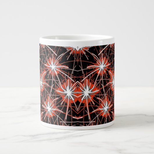 Crimson Fireburst Jumbo Mug ジャンボコーヒーマグカップ (正面)