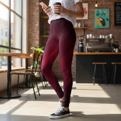 Crimson Flame Abstract レギンス