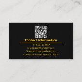 Crimson Flame Gold – Opule Artistic Brand Identity 名刺 (裏面)