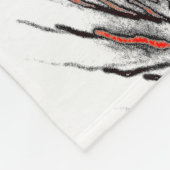 Crimson Flameburst Fleece Blanket フリースブランケット (角)