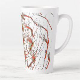 Crimson Flowline Latte Mug カフェラテマグ
