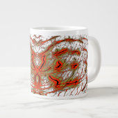 Crimson Fractalcore Jumbo Mug ジャンボコーヒーマグカップ (正面右)