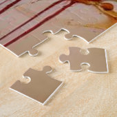 Crimson Gloss: Bold Red Lips & Liquid Gold ジグソーパズル (側面)