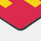 Crimson & Gold Emblem Circle Desk Mat – Customize デスクマット (コーナー)