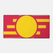 Crimson & Gold Emblem Circle Desk Mat – Customize デスクマット (正面)