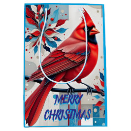 Crimson Harmony ミディアムペーパーバッグ