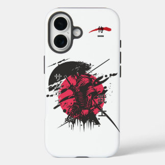 Crimson Honor: Samurai Warrior iPhone 16ケース