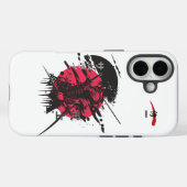 Crimson Honor: Samurai Warrior Case-Mate iPhoneケース (裏面 (横))