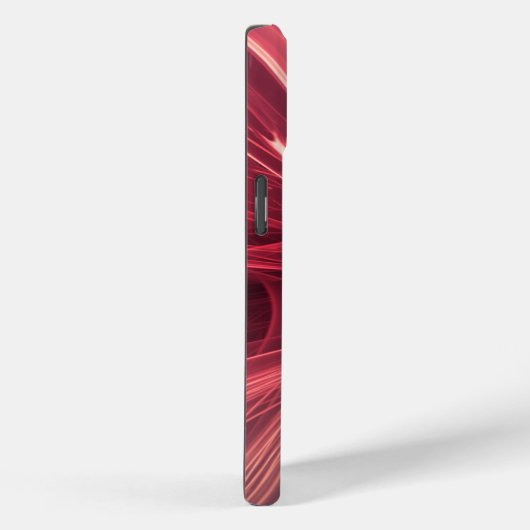 Crimson Lightwave Fractal Art Case-Mate iPhoneケース (裏面 / 右)