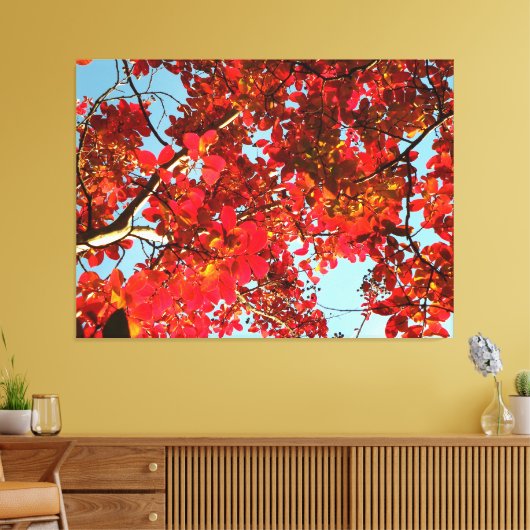 Crimson Myrtle #1 キャンバスプリント (インサイチュ (リビング))