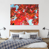 Crimson Myrtle #1 キャンバスプリント (インサイチュ (寝室))