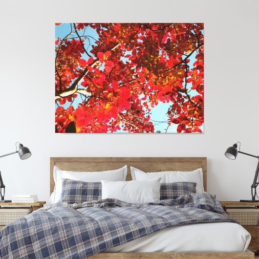 Crimson Myrtle #1 キャンバスプリント (インサイチュ (寝室))