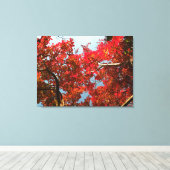 Crimson Myrtle #2 キャンバスプリント (インサイチュ (ウッドフロア))