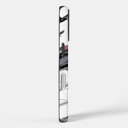 Crimson Ninja Phone Case Case-Mate iPhoneケース (裏面 / 右)