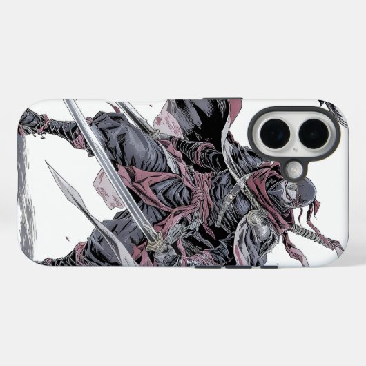 Crimson Ninja Phone Case Case-Mate iPhoneケース (裏面 (横))