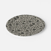 Crimson Nocturne Bloom Victorian  ペーパープレート (アングル)