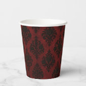 Crimson Nocturne Bloom Victorian  紙コップ (裏面)
