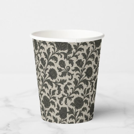 Crimson Nocturne Bloom Victorian  紙コップ (右)