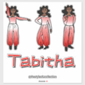 Crimson Ombre  Dancer #1 シール (シート)