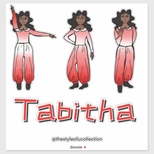 Crimson Ombre  Dancer #1 シール (シート)