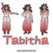 Crimson Ombre  Dancer #2 シール (正面)