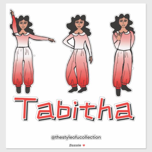 Crimson Ombre Dancer #2 シール (シート)