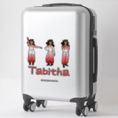 Crimson Ombre  Dancer #2 シール (スーツケース)