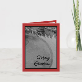 Crimson Ornament Christmas – Elegant Holiday Card シーズンカード