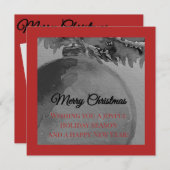 Crimson Ornament Christmas – Elegant Holiday Card シーズンカード (正面/裏面)