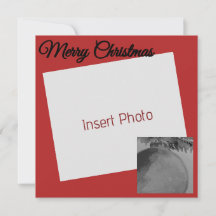 Crimson Ornament Christmas – Elegant Holiday Card