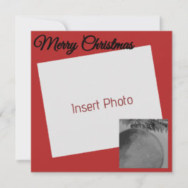 Crimson Ornament Christmas – Elegant Holiday Card シーズンカード