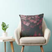 Crimson Petal Shadow Throw Pillow クッション (椅子)
