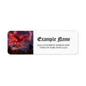 Crimson Phoenix of the Moonlit Tide.  ラベル (正面)