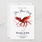 Crimson Phoenix of the Moonlit Tide.  招待状 (正面)