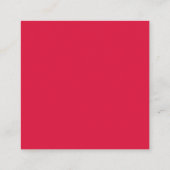 Crimson Red Custom Enclosure Card エンクロージャーカード (裏面)