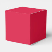 Crimson Red Favor Boxes – Heart 2x2x2 Style フェイバーボックス (裏面サイド)