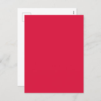 Crimson Red Holiday Postcard – Customizable シーズンポストカード