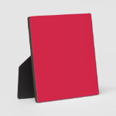 Crimson Red Tabletop Plaque – Customizable フォトプラーク (正面)